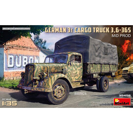 MiniArt MiniArt - German 3t Cargo Truck 3,6-36S Mid Production - 1:35