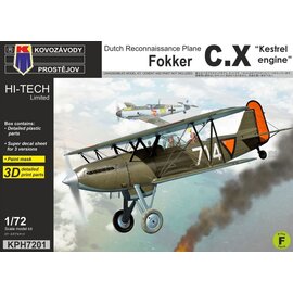 Kovozávody Prostějov Kovozávody Prostějov - Fokker C.X "Kestrel engine" - High Tech Limited Edition - 1:72