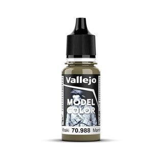 Vallejo Model Color - 988 - Khakibraun (Khaki), 18ml