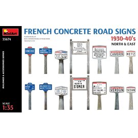 MiniArt MiniArt - French Concrete Road Signs 1930-40’s. North & East -  1:35