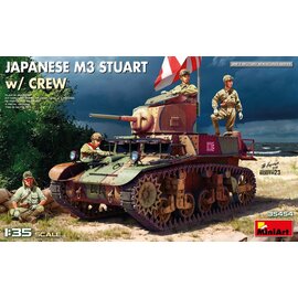 MiniArt MiniArt - Japanese M3 Stuart w/Crew - 1:35