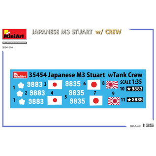 MiniArt Japanese M3 Stuart w/Crew - 1:35
