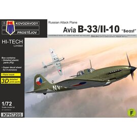 Kovozávody Prostějov Kovozávody Prostějov - Avia B-33/IL-10 "Beast"- High Tech - 1:72