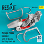 RESKIT Mirage 2000C - cockpit with 3D decals (KittyHawk-Kit) - 1:32
