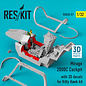 RESKIT Mirage 2000C - cockpit with 3D decals (KittyHawk-Kit) - 1:32