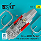 RESKIT Mirage 2000C - cockpit with 3D decals (KittyHawk-Kit) - 1:32
