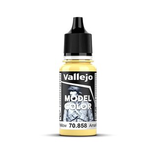 Vallejo Model Color - 858 - Eisgelb (Ice Yellow), 18 ml