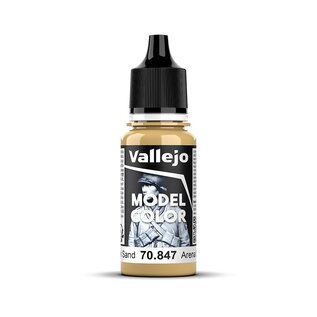 Vallejo Model Color - 847 - Dunkler Sand (Dark Sand), 18 ml