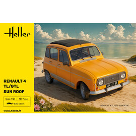 Heller Heller - Renault 4 TL/GTL Sun Roof - 1:24