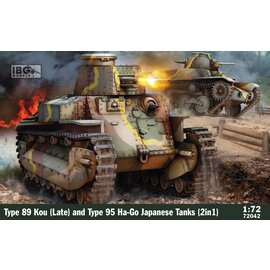 IBG Models IBG - Type 89 Kou (Late) + Type 95 Ha-Go Japanese tanks (2 in 1) - 1:72