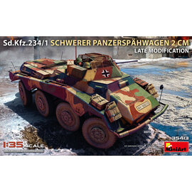 MiniArt MiniArt - Sd.Kfz. 234/1 Schwerer Panzerspähwagen (2 cm) Late Modification - 1:35