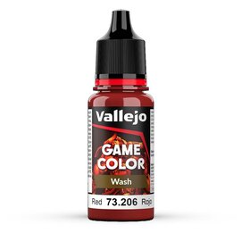 Vallejo Vallejo - Game Color Wash - 206 Red Wash, 18ml