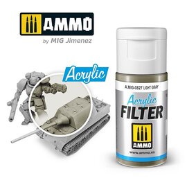 AMMO by MIG AMMO - Filter Light Gray