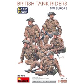 MiniArt MiniArt - British Tank Riders (NW Europe). Resin Heads - 1:35