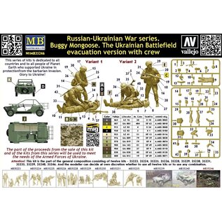 Master Box Buggy Mongoose - The Ukranian Battlefield Evacuation Version with Crew - 1:35