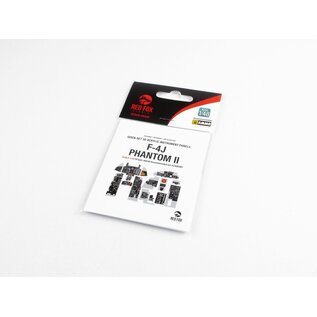 Red Fox Studio MDD F-4J 3D Instrument Panels (Academy-Kit) - 1:48