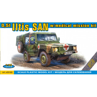 ACE Model VW Iltis (Typ 183) - LKW 0,5 t tmil gl SAN w/medical mission kit - 1:35