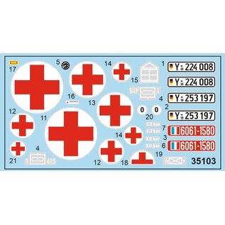 ACE Model VW Iltis (Typ 183) - LKW 0,5 t tmil gl SAN w/medical mission kit - 1:35