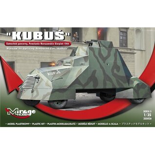 Mirage Hobby "KUBUS" Warsaw '44 Uprising Armoured Car - 1:35