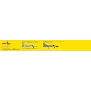 Heller Dassault Mirage 2000C - 1:72
