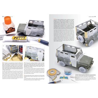 AK Interactive Technicals - Modeling Modern Light Vehicles From 1950s and Beyond (Max Lemaire)