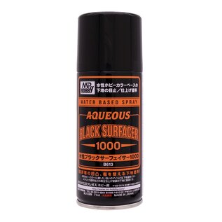 Mr. Hobby Aqueous Black Surfacer 1000 - Water based