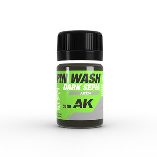 AK Interactive AK324 Dark Sepia Pin Wash