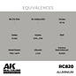 AK Interactive Real Colors - RC820 Aluminium