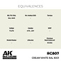 AK Interactive Real Colors - RC002 Cream White RAL 9001