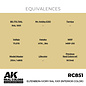 AK Interactive Real Colors - RC851 Elfenbein-Ivory RAL 1001 (Interior Color)