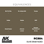 AK Interactive Real Colors - RC884 Olive Drab Faded