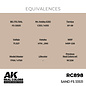 AK Interactive Real Colors Air - RC898 Sand FS 33531