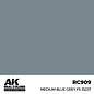 AK Interactive Real Colors Air - RC909 Medium Grey FS 35237