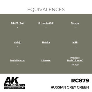 AK Interactive Real Colors - RC879 Russian Grey Green