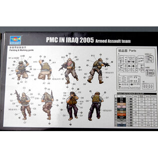 Trumpeter PMC in Iraq 2005 Armed Assault team - 1:35