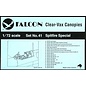 Falcon Clear-Vax Canopy Set No. 41 - Spitfire Special - 1:72