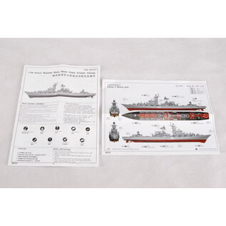 Trumpeter Russian Navy Slava Class Cruiser Varyag & Flyhawk PE-Set - 1:350