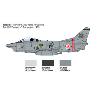 Italeri Fiat G.91 R1/R3 "Gina" - 1:48