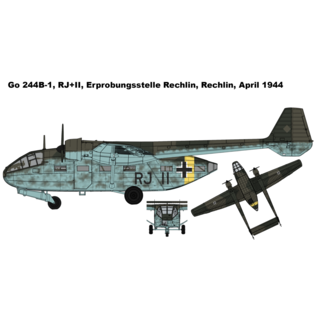 IBG Models Gotha Go 244B-1 German Transport Aircraft - 1:72
