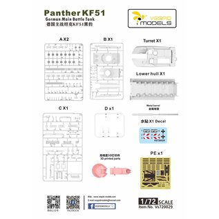 VESPID Models German MBT Panther KF51 - 1:72