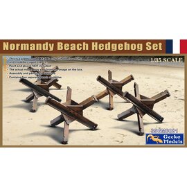 Gecko Models Gecko - Normandy Beach Hedgehog Set - 1:35