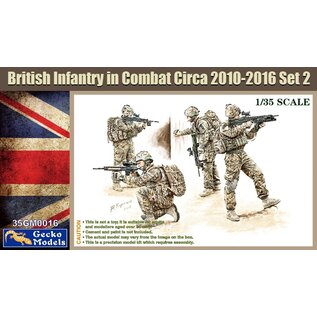 Gecko Models British Infantry in Combat (circa 2010 - 2016) - Set 2 - 1:35