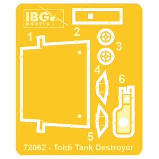 IBG Models Toldi - Hungarian Tank Destroyer (Páncélvadász) - 1:72