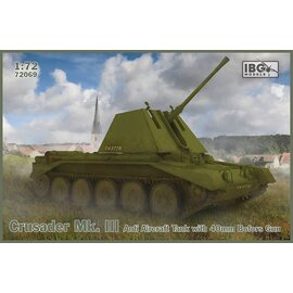 IBG Models IBG - Crusader Mk.III – British Anti Air Tank Mk.I with 40mm Bofors Gun - 1:72