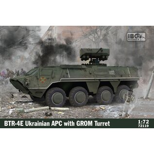 IBG Models BTR-4E Ukrainian APC with GROM Turret - 1:72
