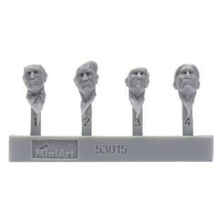 MiniArt Panzer Crew  France 1944 - Resin Heads - 1:35