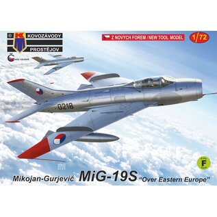 Kovozávody Prostějov Mikoyan-Gurevich MiG-19S „Over Eastern Europe" - 1:72