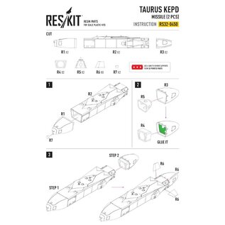 RESKIT TAURUS missiles (2 pcs.) - 3D printed - 1:32