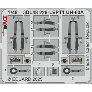 Eduard UH-60A Black Hawk - Space 3D-Decals (ICM-Kit) - 1:48