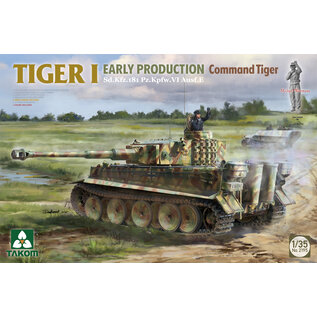 TAKOM Sd.Kfz.181 Pz.Kpfw. VI Ausf. E Tiger I Command Tiger Michael Wittmann Early Production - 1:35